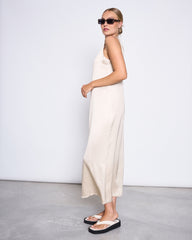 MAXI DRESS BENVIE IVORY von JAN´N JUNE