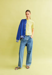 T-Shirt DONAAJI FETHER LIGHT von ARMEDANGELS yellow light