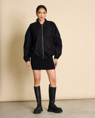 OVERSIZED BLOUSON TANARO BLACK von JAN `N JUNE