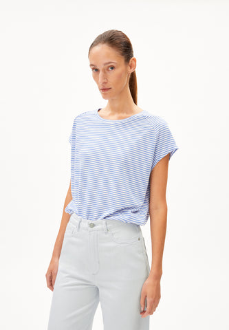 Shirt ONELIAA LOVELY STRIPES von ARMEDANGELS blue bloom