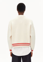 ICONIC Bomberjacke von ARMEDANGELS oatmilk/red