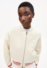 ICONIC Bomberjacke von ARMEDANGELS oatmilk/red