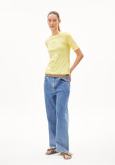 T-Shirt DONAAJI FETHER LIGHT von ARMEDANGELS yellow light