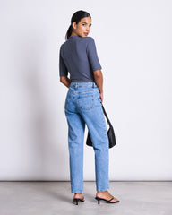 LYOCELL RIB T-SHIRT NINA TURBULENCE von JAN `N JUNE