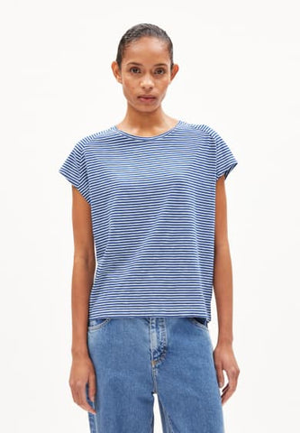 Shirt ONELIAA LOVELY STRIPES von ARMEDANGELS dynamo blue