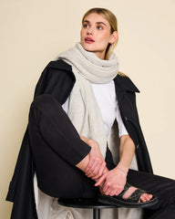 SCARF ROSS LIGHT GREY von JAN `N JUNE