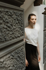 Organic Top ISY white - handmade with Love