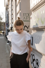 Top TULIP schwarz - Handmade with Love