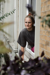 Organic Shirt BE anthrazit - handmade with Love