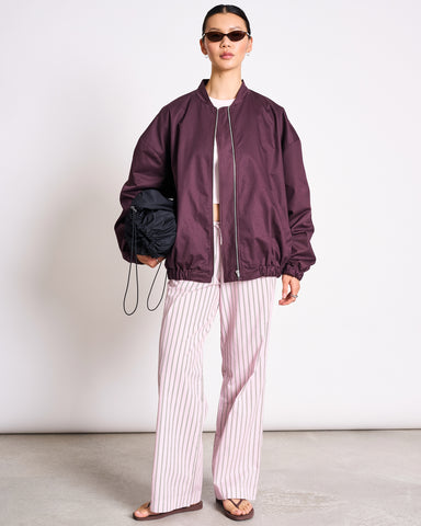 OVERSIZED BLOUSON TANARO cherry laquer von JAN `N JUNE