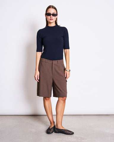 LYOCELL RIB T-SHIRT NINA nightfall von JAN `N JUNE