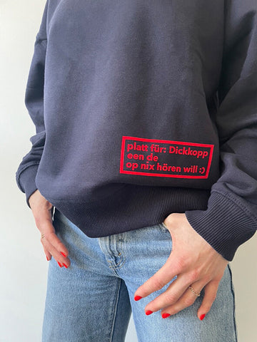 BUTTKOPP-Sweatshirt von TIIEM navy