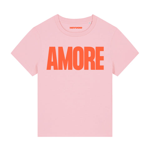 T-Shirt AMORE von NAVUCKO rosa