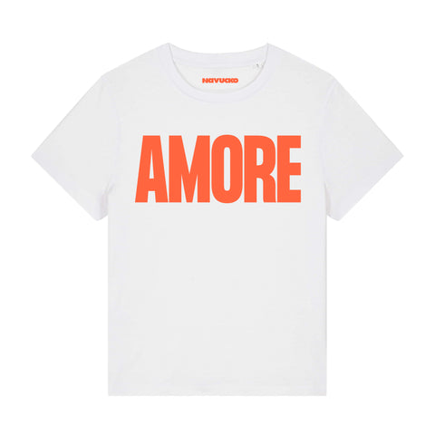 T-Shirt AMORE von NAVUCKO weiß