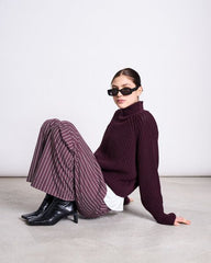 JUMPER OLA CHERRY LACQUER GOTS von JAN `N JUNE