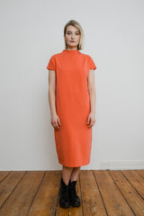 MY-Dress orange-red - Handmade with Love
