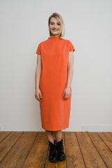 MY-Dress orange-red - Handmade with Love