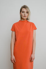 MY-Dress orange-red - Handmade with Love