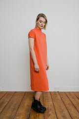 MY-Dress orange-red - Handmade with Love