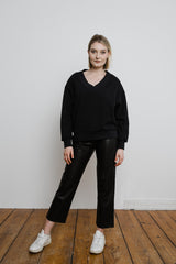 Organic Sweatshirt HAEPPY dark navy