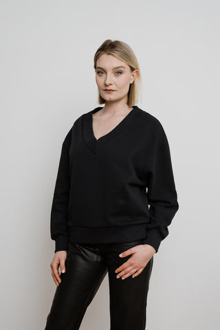 Organic Sweatshirt HAEPPY dark navy