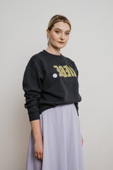 Organic Sweatshirt LIEBE navy