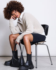 JUMPER LUZ IVORY GOTS von JAN `N JUNE