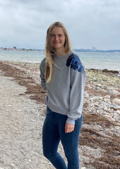 Organic Sweatshirt SHINE heather grey