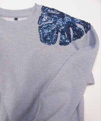 Organic Sweatshirt SHINE heather grey