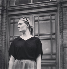 Organic Shirt NOVA BLACK - Handmade with Love