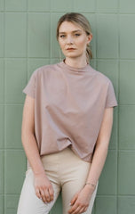 Organic Shirt MY rose - handmade with Love