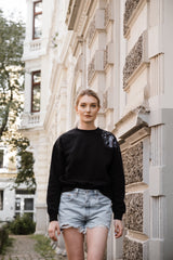 Organic Sweatshirt SHINE black