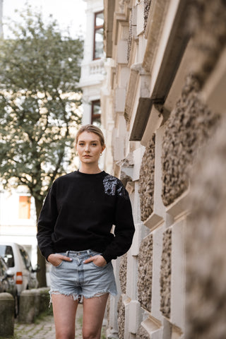 Organic Sweatshirt SHINE black