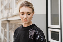 Organic Sweatshirt SHINE black