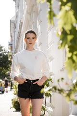 Organic Sweatshirt - TOGETHER white mist