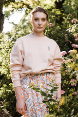 Organic Sweatshirt TOGETHER misty pink