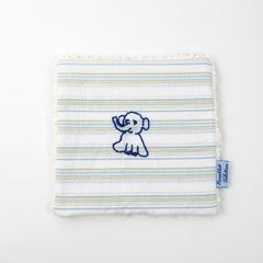 Knistertuch mit Elefant bestickt