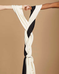 KNIT SCARF STATEN OFF WHITE von JAN `N JUNE