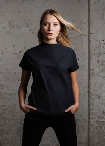 Organic Shirt MY navy - handmade with Love