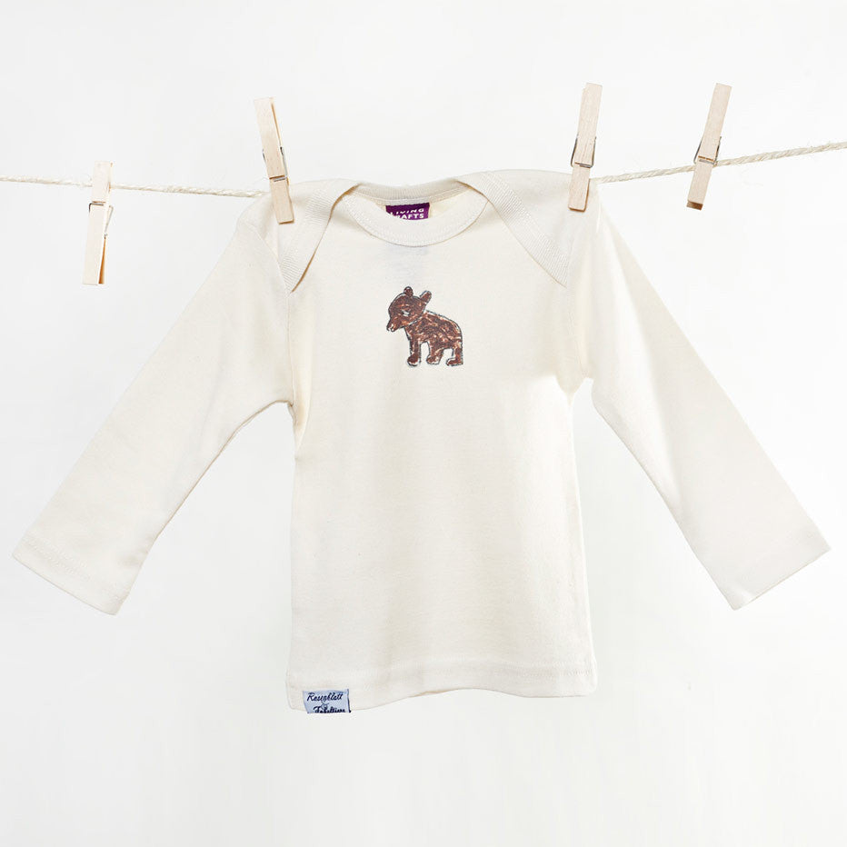 Lap-Shirt organic mit Bär