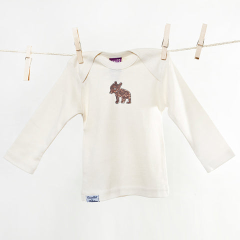 Lap-Shirt organic mit Bär