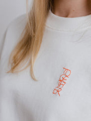 Organic Sweatshirt - TOGETHER white mist