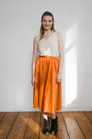 Satin-Rock SUNIA red - handmade with Love