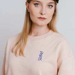 Organic Sweatshirt TOGETHER misty pink