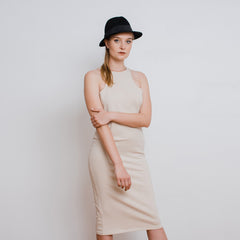 Kleid ARNDIS BEIGE - Handmade with Love