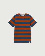CLAY RED STRIPES T-SHIRT von THINKING MU