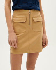 CAMEL JACKIE SKIRT von THINKING MU
