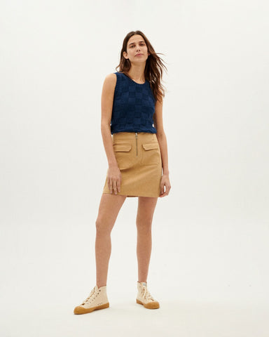 CAMEL JACKIE SKIRT von THINKING MU