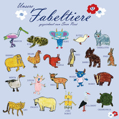 Individualisierbar - Body organic Cotton mit Lieblings-Fabeltier