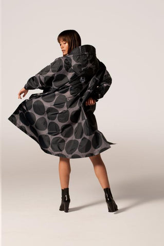 Black Polka - Poncho von RAINKISS